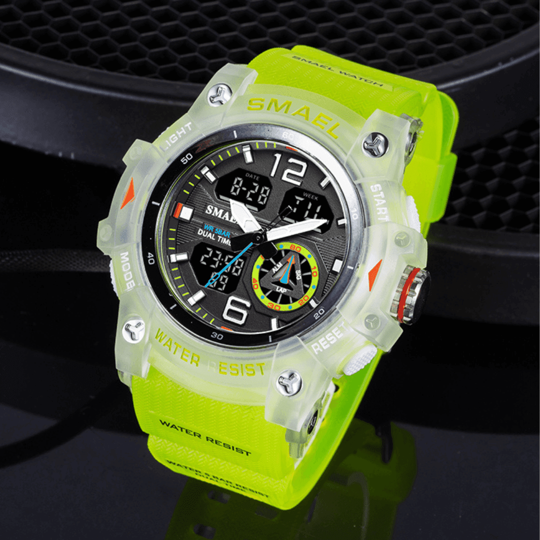 Smael 8007 Green Chronograph Watch South Africa
