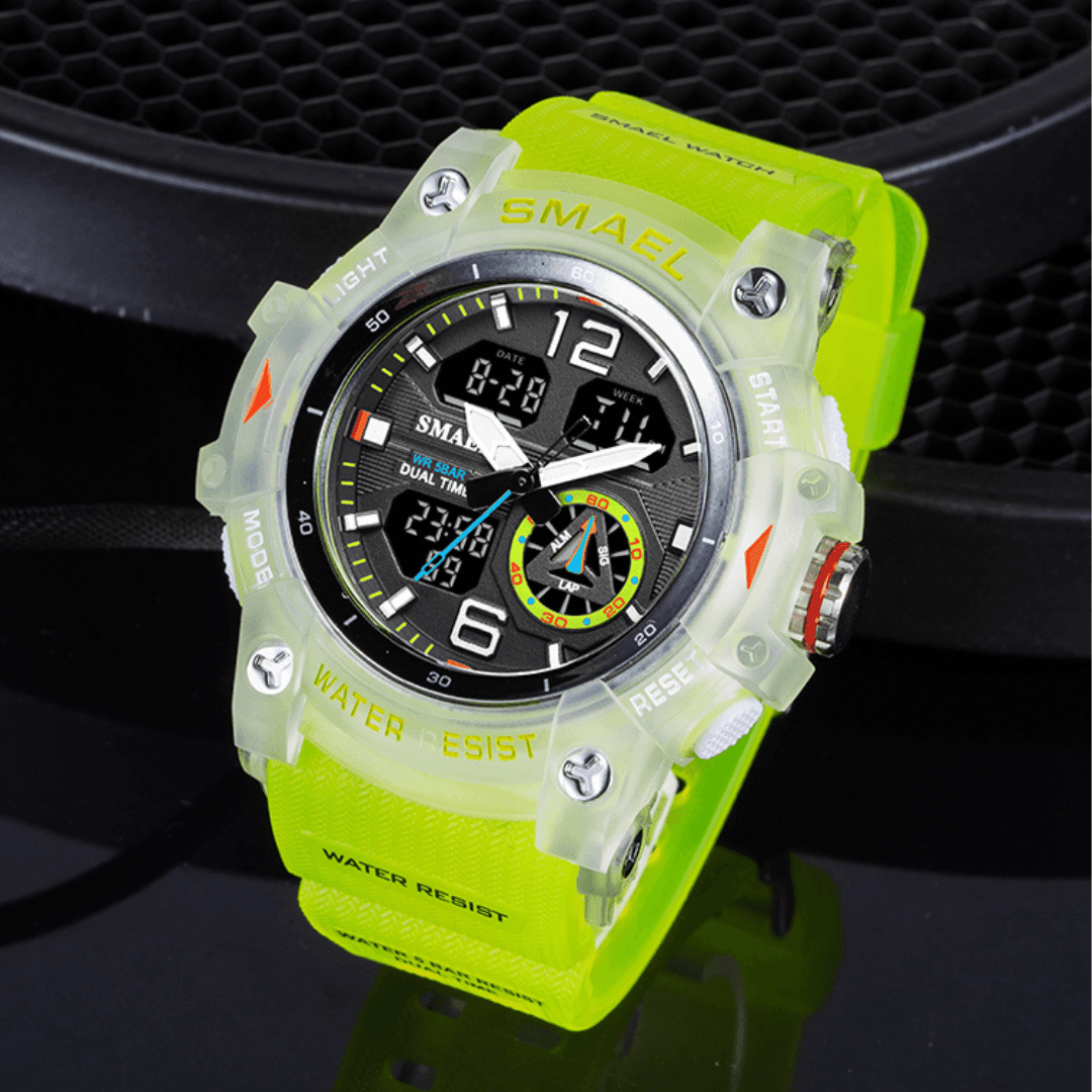 Smael 8007 Green Chronograph Watch Smael South Africa