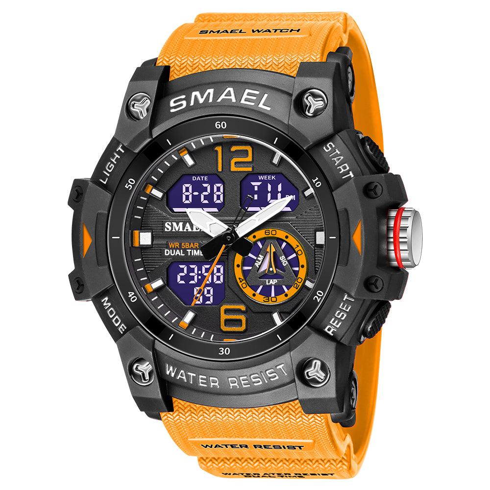 Smael 8007 Orange Chronograph Watch - Smael South Africa