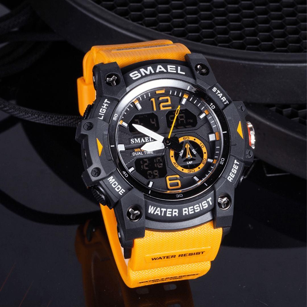 Smael 8007 Orange Chronograph Watch - Smael South Africa
