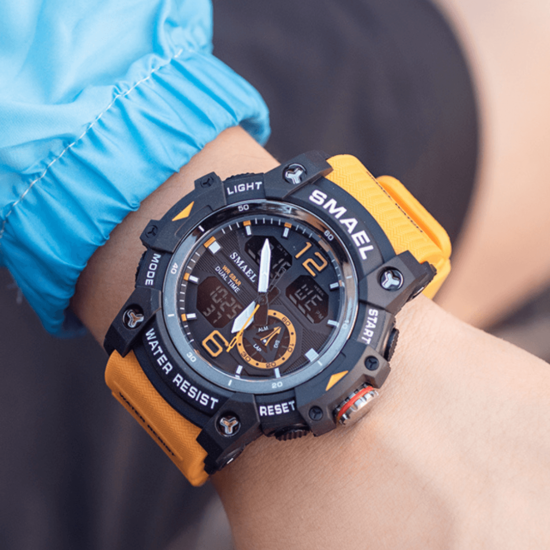 Smael watch orange shop