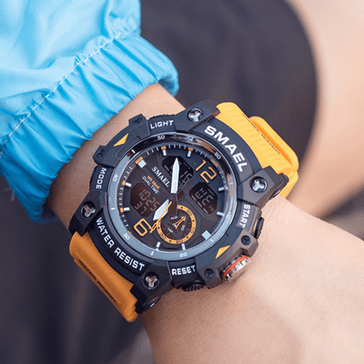 Smael 8007 Orange Chronograph Watch - Smael South Africa