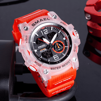 Smael 8007 Red Chronograph Watch - Smael South Africa
