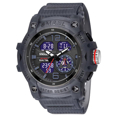 Smael 8007 Transparent Black Chronograph Watch - Smael South Africa