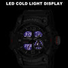 Smael 8007 Transparent Black Chronograph Watch - Smael South Africa