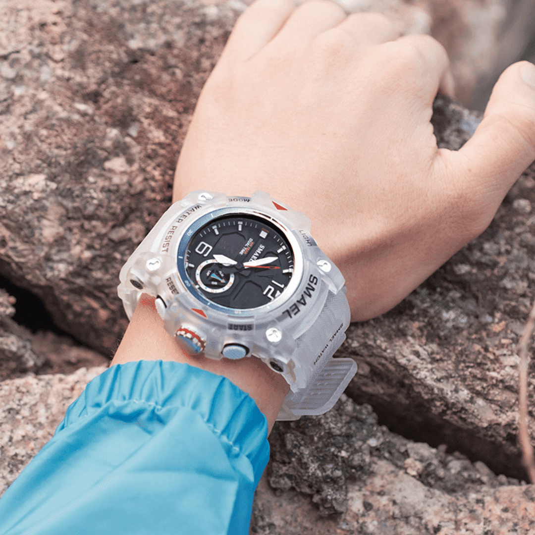 Smael 8007 Transparent White Chronograph Watch South Africa
