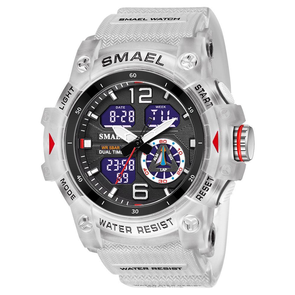 Smael 8007 Transparent White Chronograph Watch South Africa