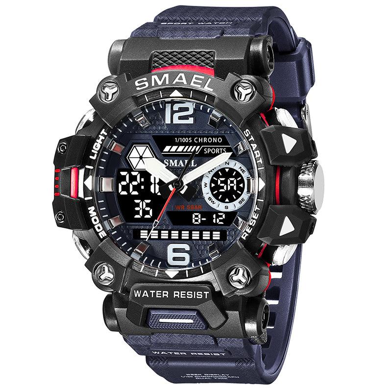 Dark Blue Smael 8072 Watch