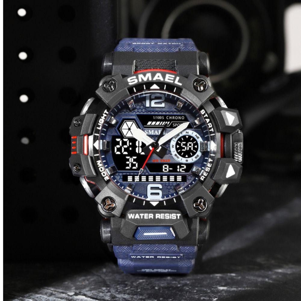 Dark Blue Smael 8072 Watch