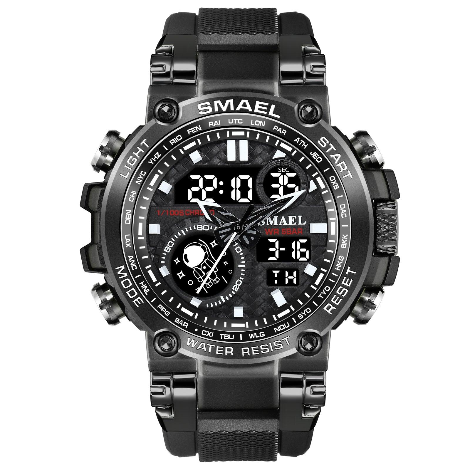 Smael 8093 Black Multi-Function Watch - Smael South Africa