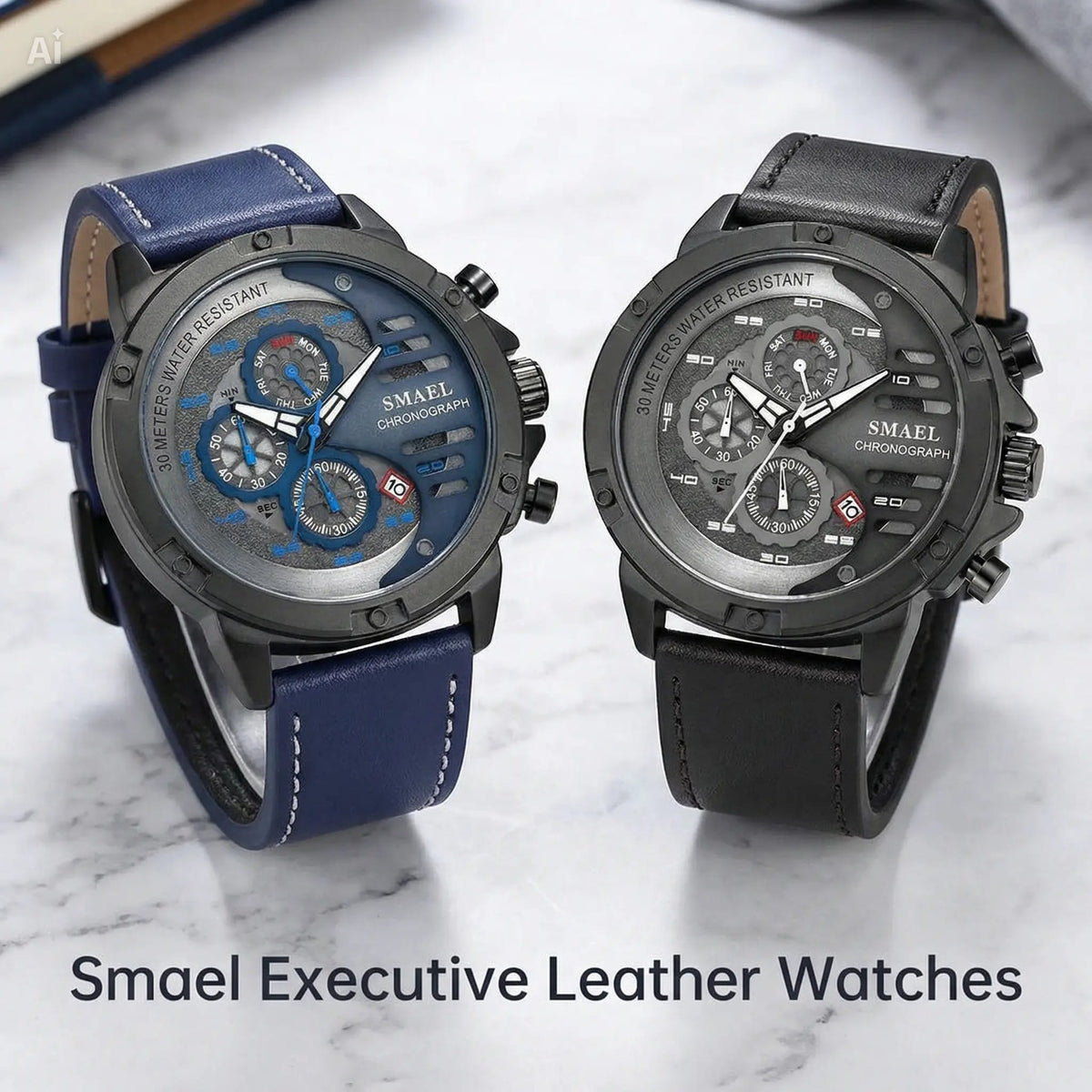 Smael Executive Leather Watches South Africa