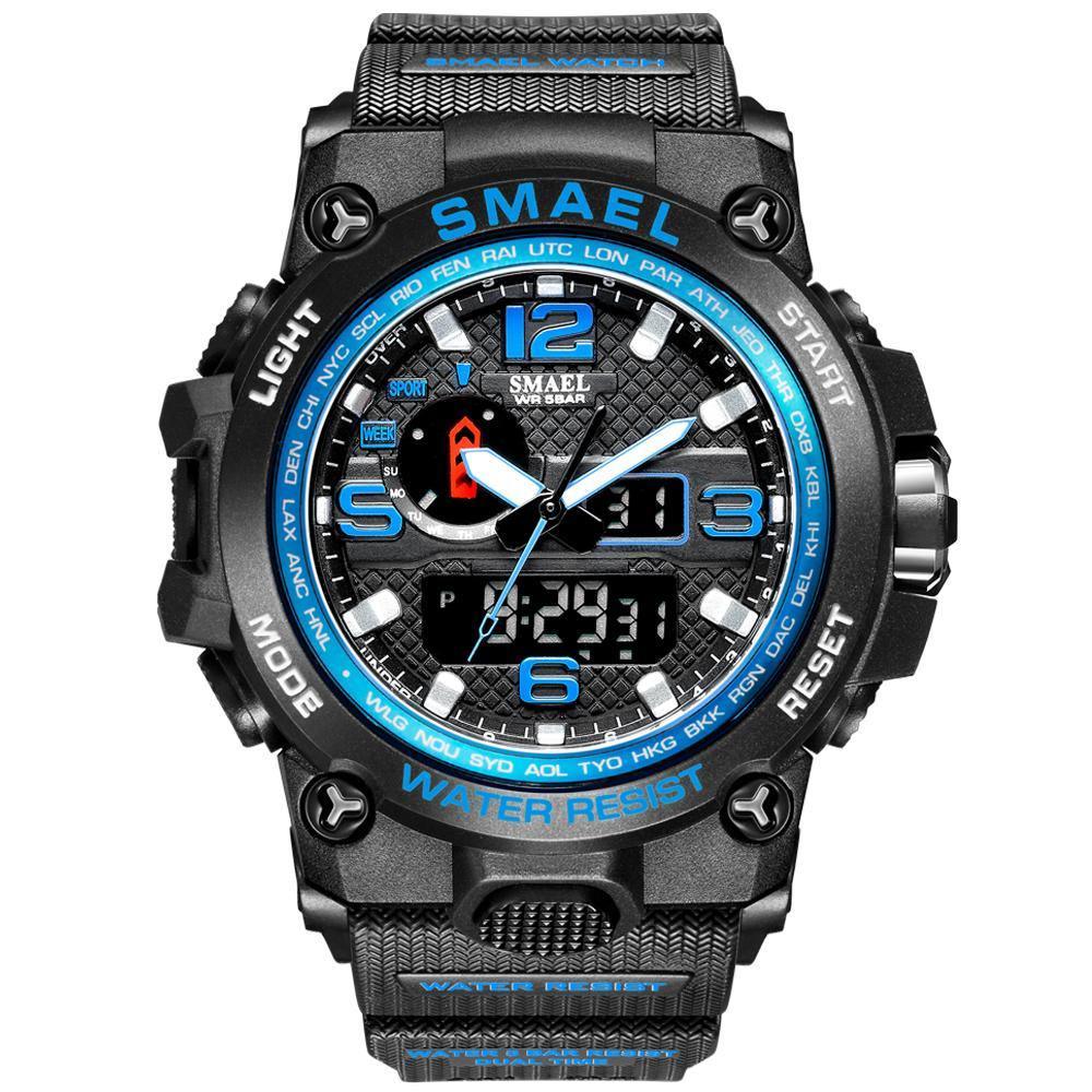 Smael 1545D Blue Multifunctional Watch - Smael South Africa