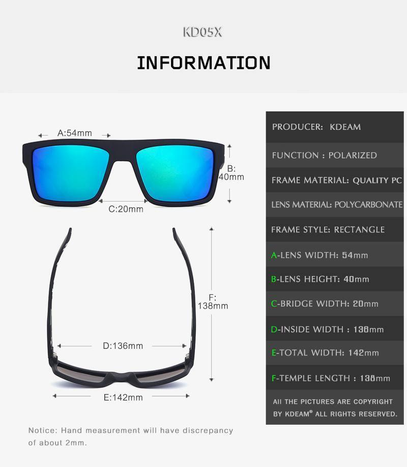 Kdeam KD05X #4 Polarized Sunglasses - Smael South Africa