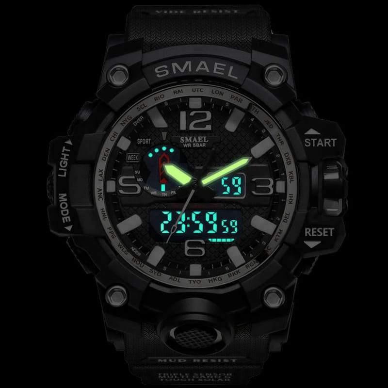 Smael 1545 Camouflage Red Multifunctional Watch - Smael South Africa