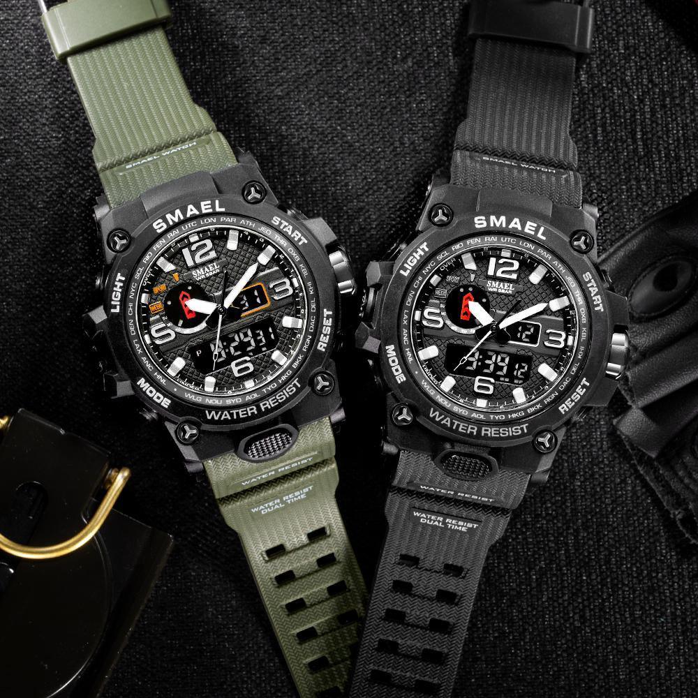 Smael 1545D Army Green Multifunctional Watch South Africa